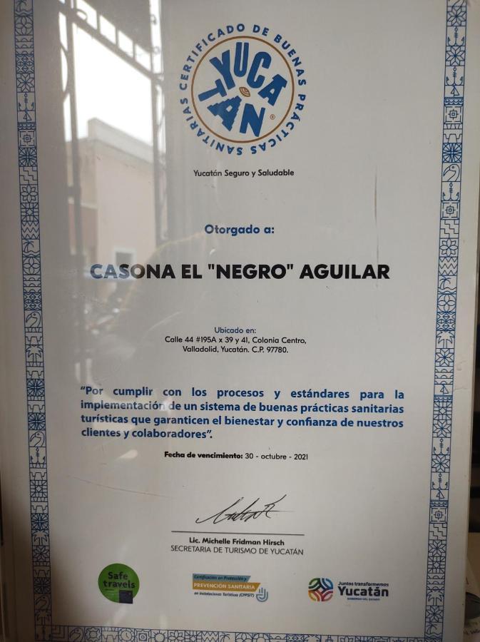Casona Del Negro Aguilar Hotel Valladolid  Eksteriør billede